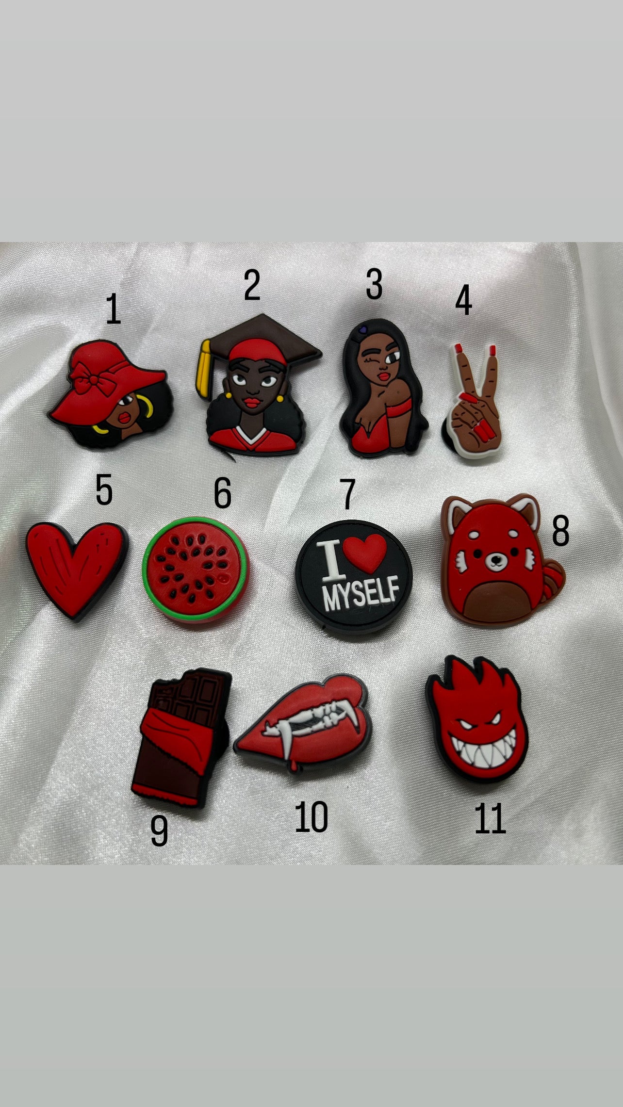 Pins rouge